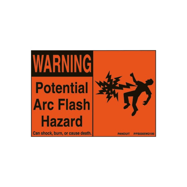 Adhesive Sign, Polyester, POTENTIAL ARC